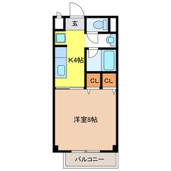 ＳｕｒｐＩｕｓタカハシ　Ｃの物件間取画像